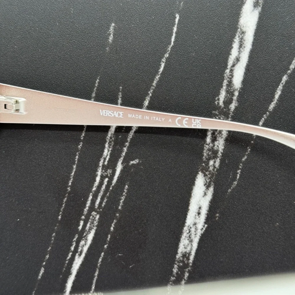 NEW VE2265 100011 VERSACE MOD 2265 1000/11 SILVER VE2265 1000/11 SUNGLASSES